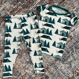 Kickee pants pajamas set, 2T